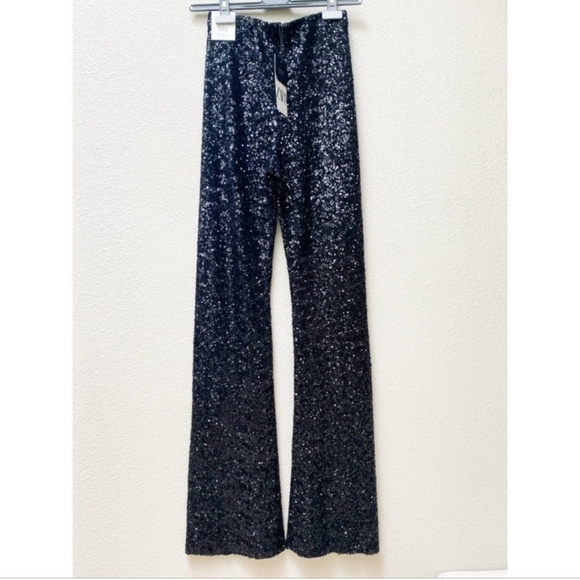 Zara Flared Sequin Pants Size XS - Picture 9 of 9